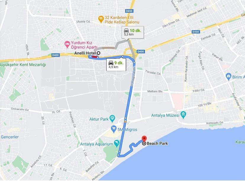 Anelli Hotel Antalya Eksteriør billede
